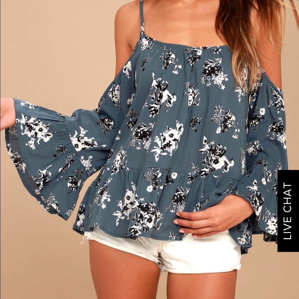 Sunup to Sundown Slate Blue Top